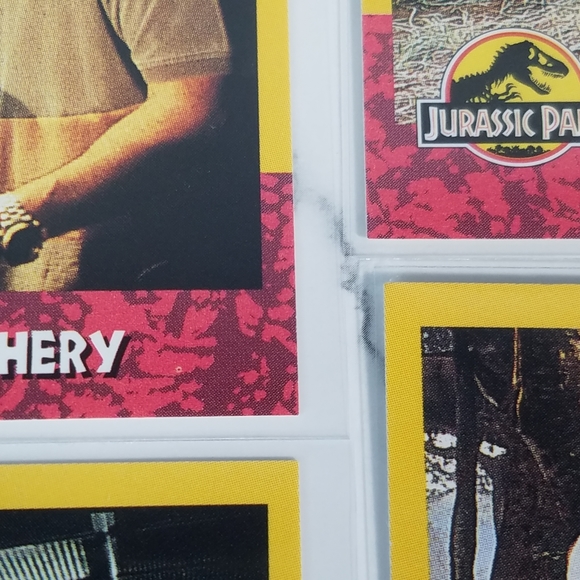 Vintage JP Topps Trading Cards Lot of 10 Jurassic Park Movie Cards Lot #3 - Picture 5 of 12